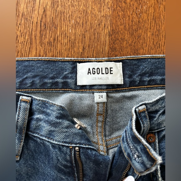 Agolde Cherie High Rise Jean | Size 24 | Wash: Medium - Picture 2 of 5